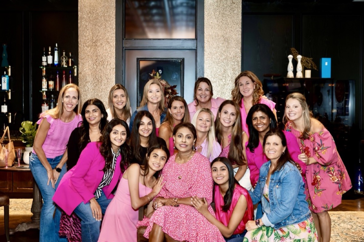 Tina's Warriors community at an event